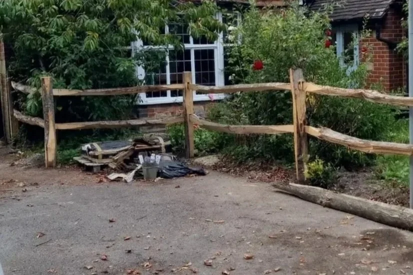 Chestnut Post And Rail Fencing