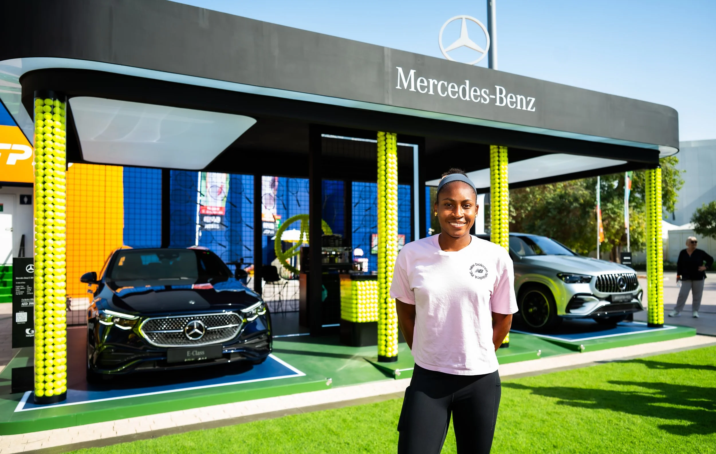 Mercedes Benz featuring Coco Gauff, a 21-year old Tennis star