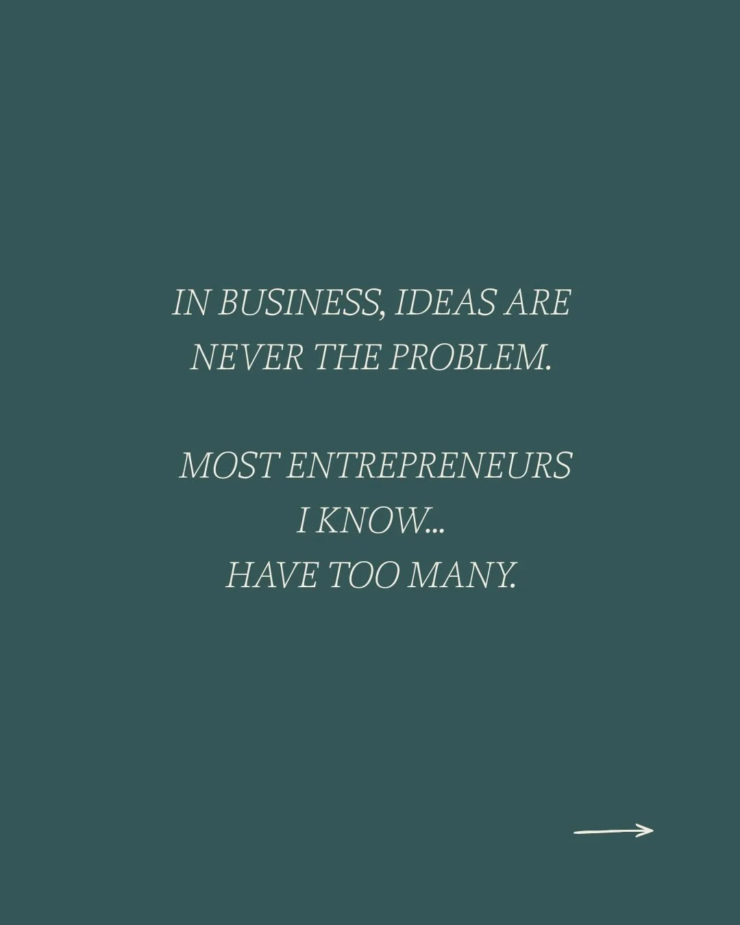In business, ideas are rarely the problem.
Most entrepreneurs I know have too many. So many that execution can start to feel like a race against time. When something does not take off as quickly as expected, the instinct is often to move on to the ne