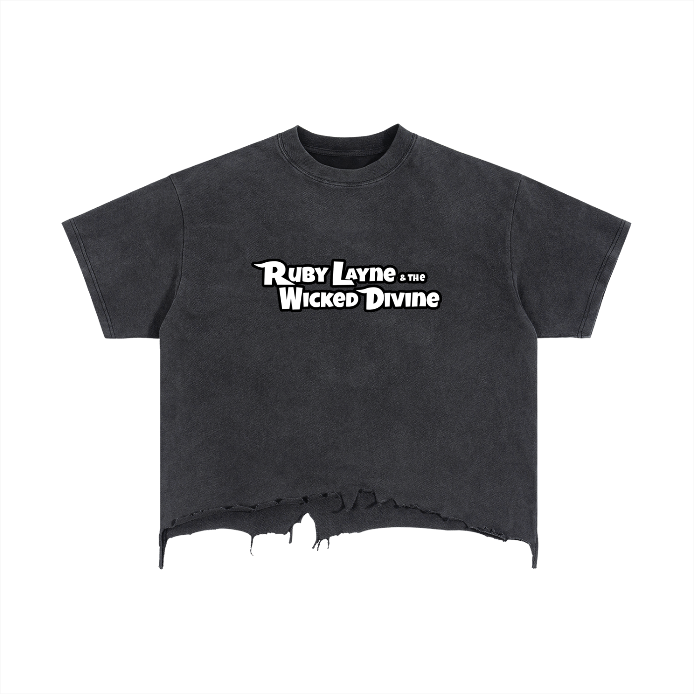 Ruby Layne & The Wicked Divine Distressed Hem T-Shirt