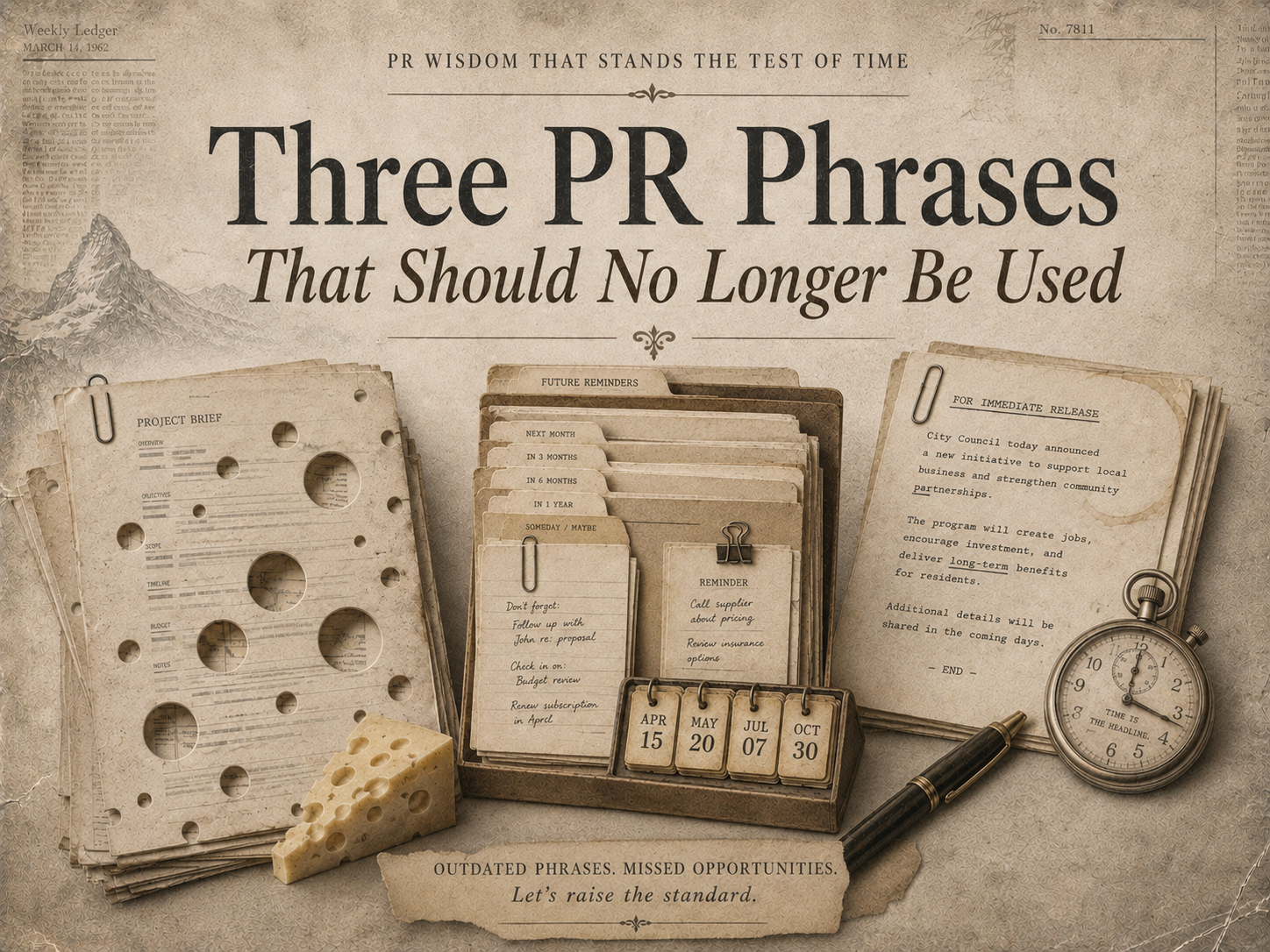 Three PR Phrases That Should No Longer Be Used