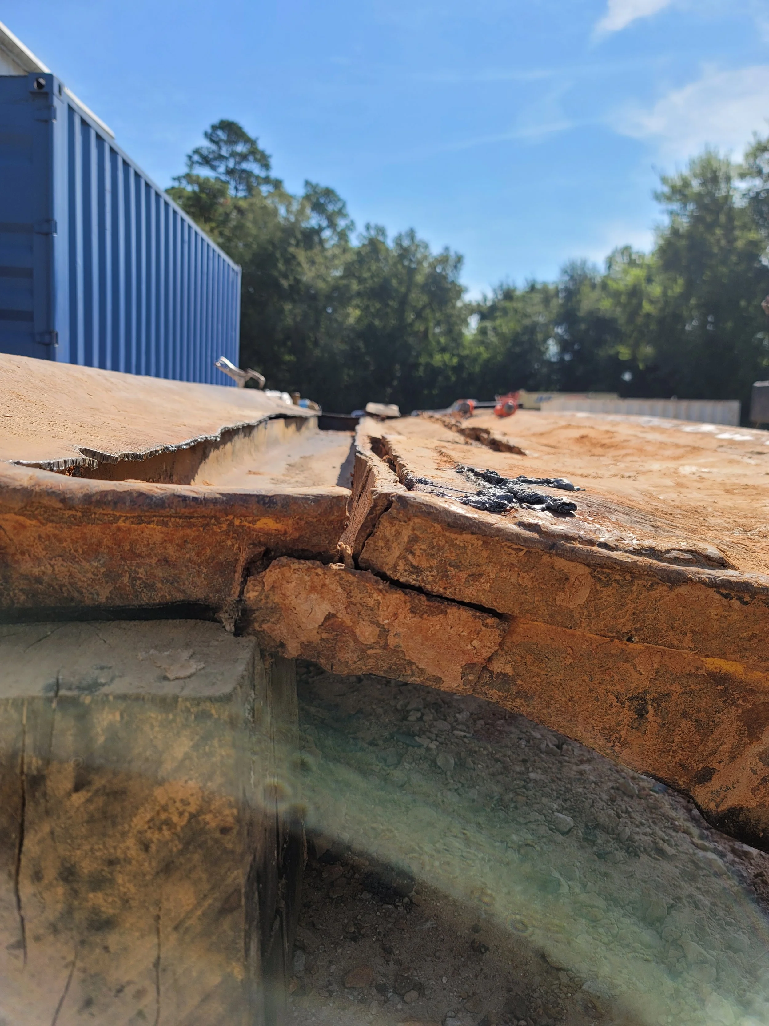 D65 Dozer Blade Split