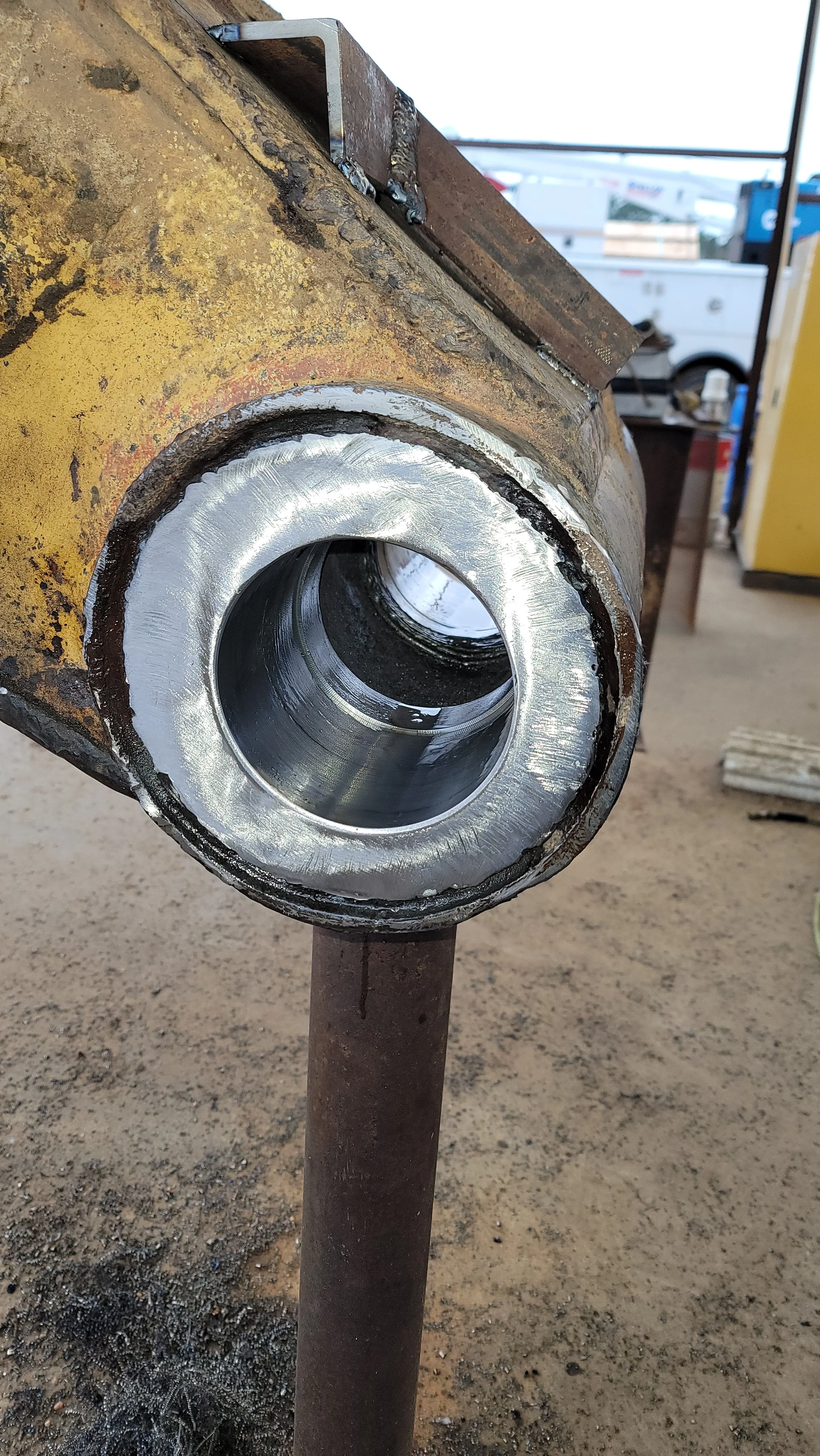 CAT 349F BORE REPAIR
