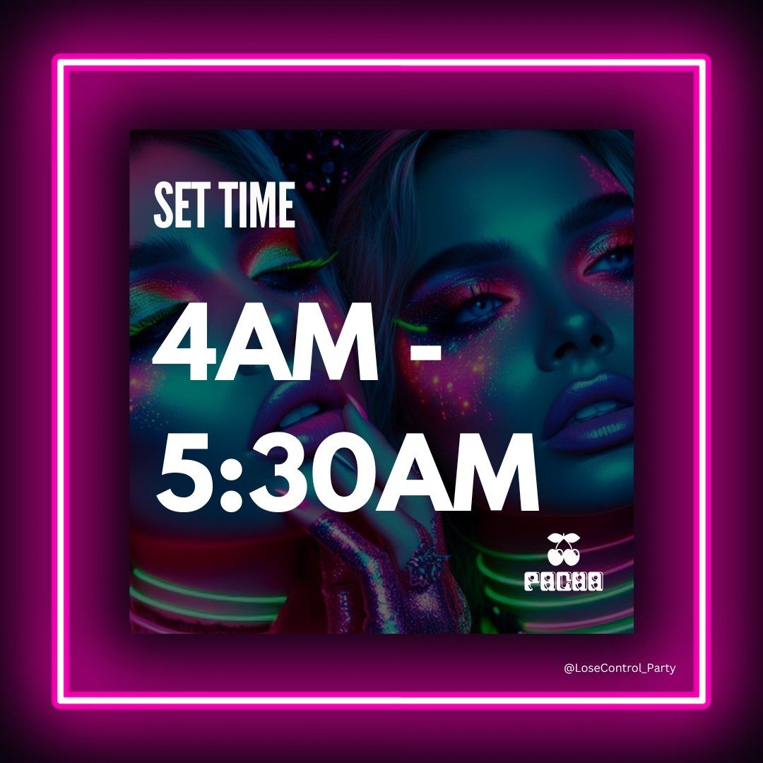 SALVOCAUDA (@salvocauda) set time!⁠ ⁠4 AM⁠ - 5:30 AM
Don't miss out!⁠
.⁠
.⁠
.⁠
#meetdj #djlife #djsession⁠ #dj #party #barcelona #losecontrolparty⁠ #losecontrol #nightlife #timeoutbarcelona #timeoutbcn #melodicTechno #techno #progressivehouse #djs #s
