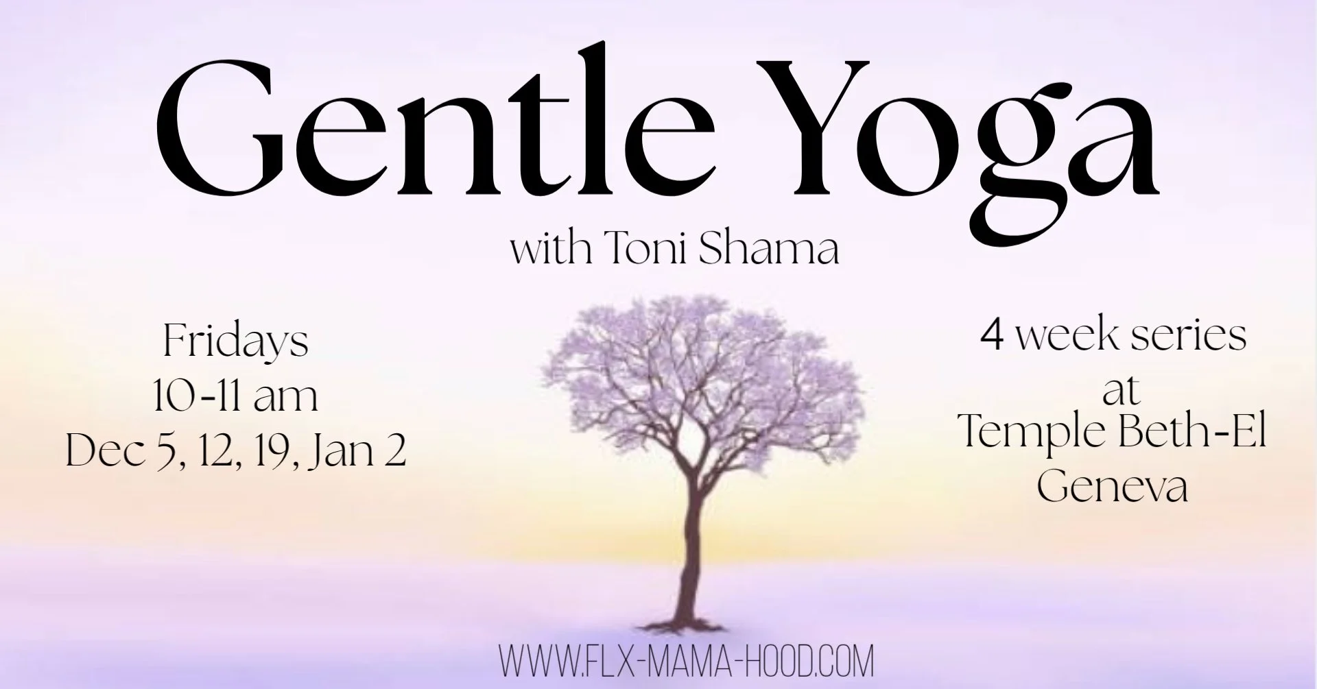 Gentle Yoga 4-week series