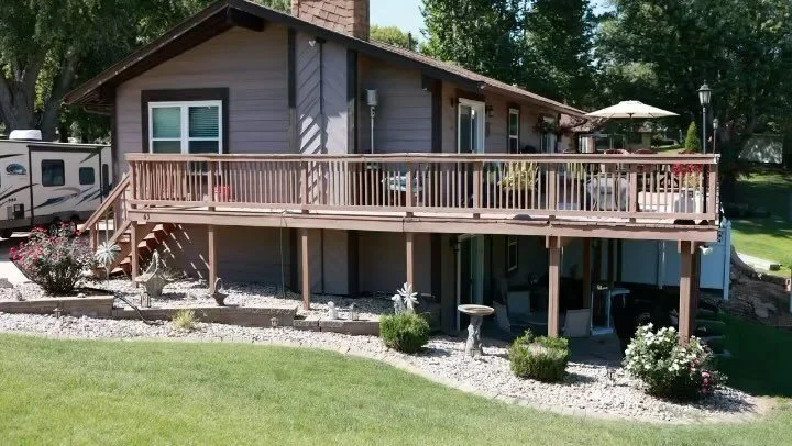 Here&rsquo;s the before of this deck we started this week. Replacing all the handrail boards, deck boards &amp; staining. Stay tuned for the afters!!