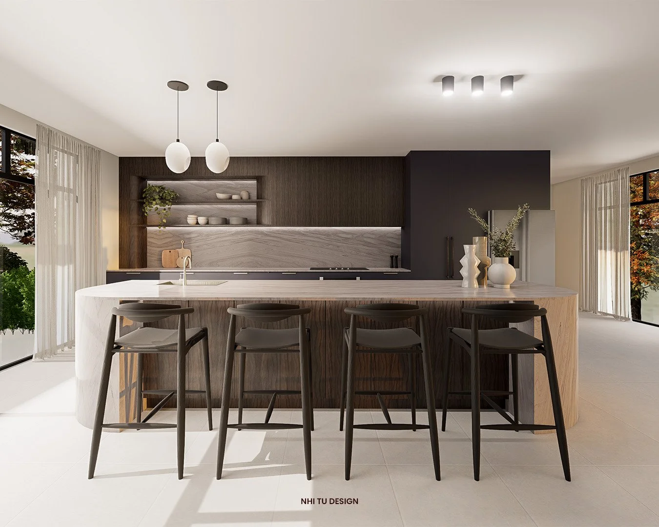 An Organic Modern Kitchen