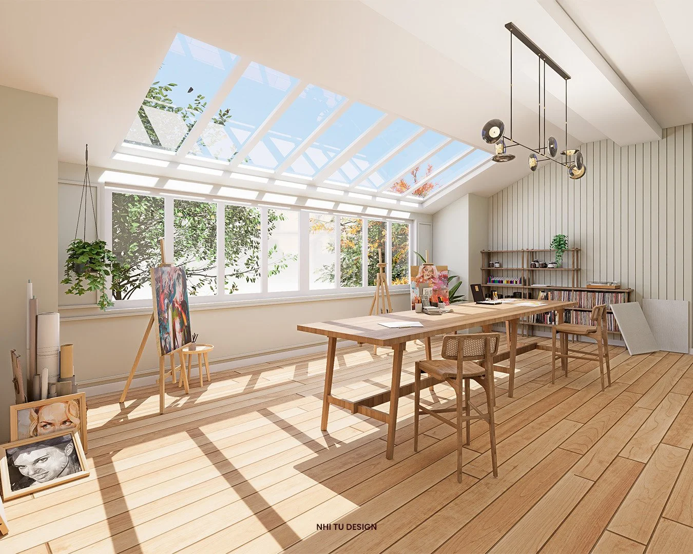 Parisian Inspired Art Studio