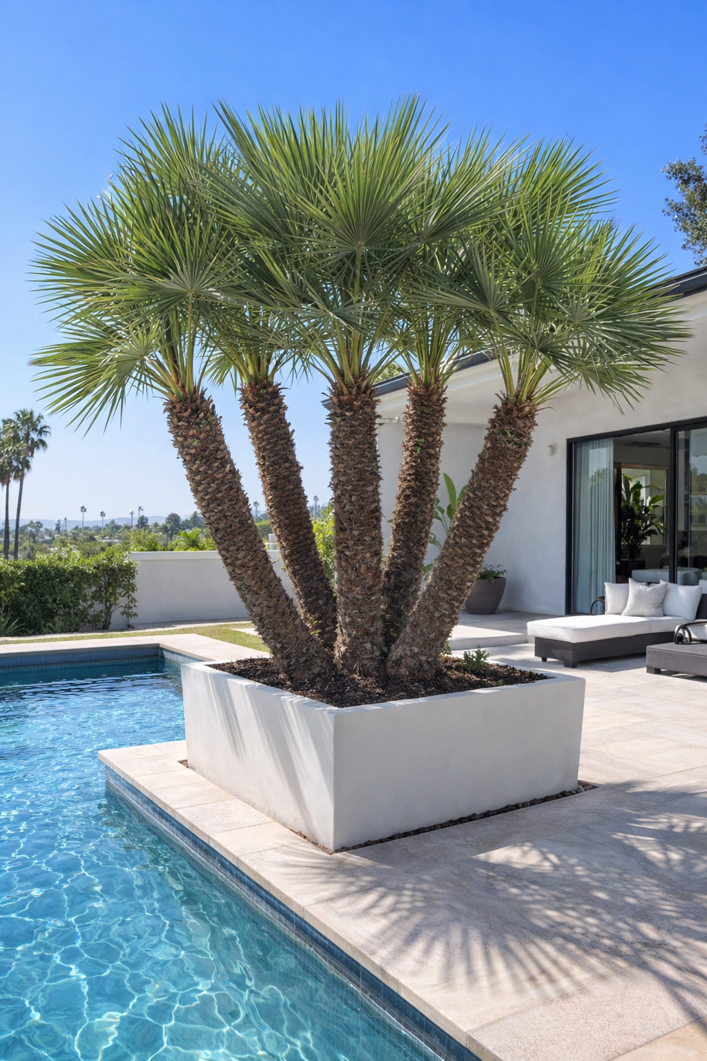 Mediterranean Fan Palm (Chamaerops humilis)  by Coastline Palms Trees