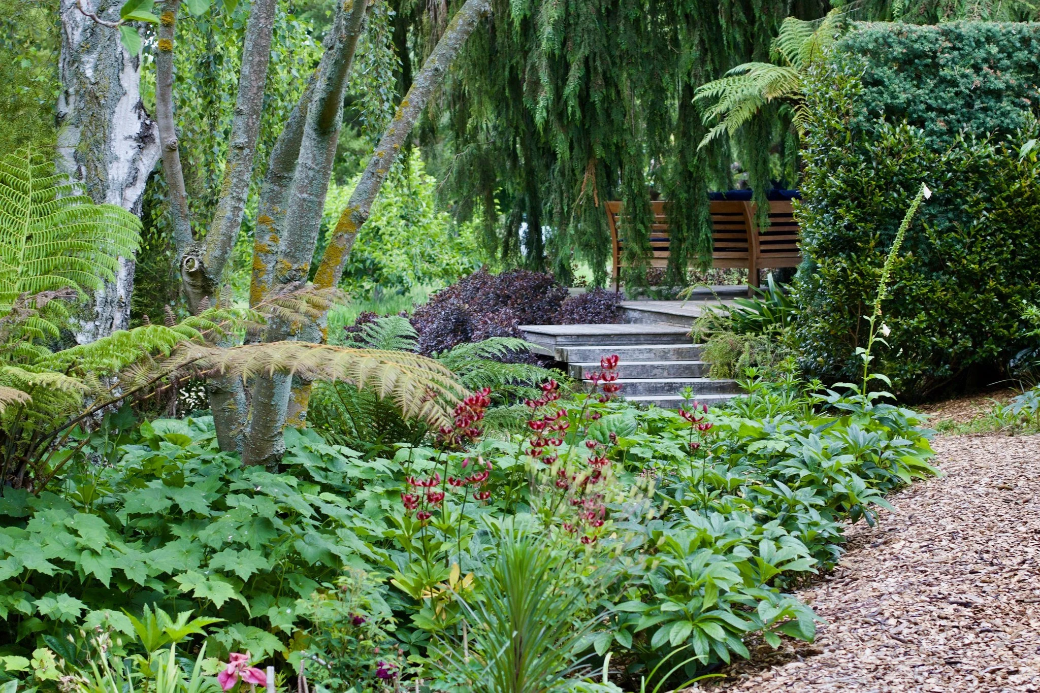 Welton House ★★★★★

This extraordinary garden is a plant lover's paradise, featuring rare beauties and the clever use of the more commonplace. Unique topiary hedges, oversized wooden steps, platforms, and pergolas provide definition and inspiration. 