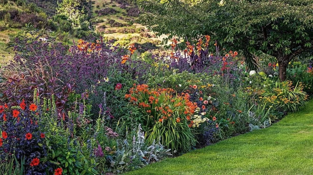 Tauhara Garden sits at the foot of Mount Tauhara, a peaceful 1.5-hectare country garden shaped over the past 25 years. Mature trees frame the property, while mid-October brings a burst of colour from flowering shrubs and spring bulbs.

A garden full 