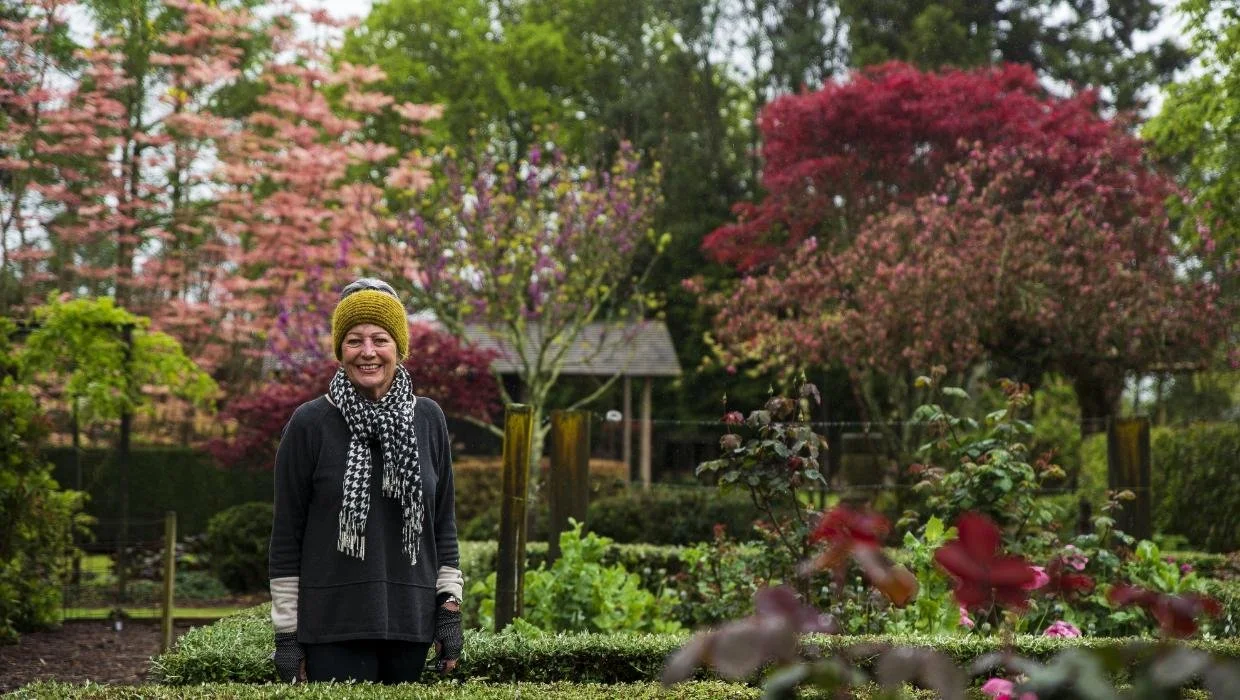 Waiongana ★★★★
Just north of New Plymouth, Waiongana is a 10-acre working country garden developed by John and Diana on a former lifestyle block beside the Waiongana River.

The Mt Taranaki&ndash;fed river shapes the garden&rsquo;s structure, with ea