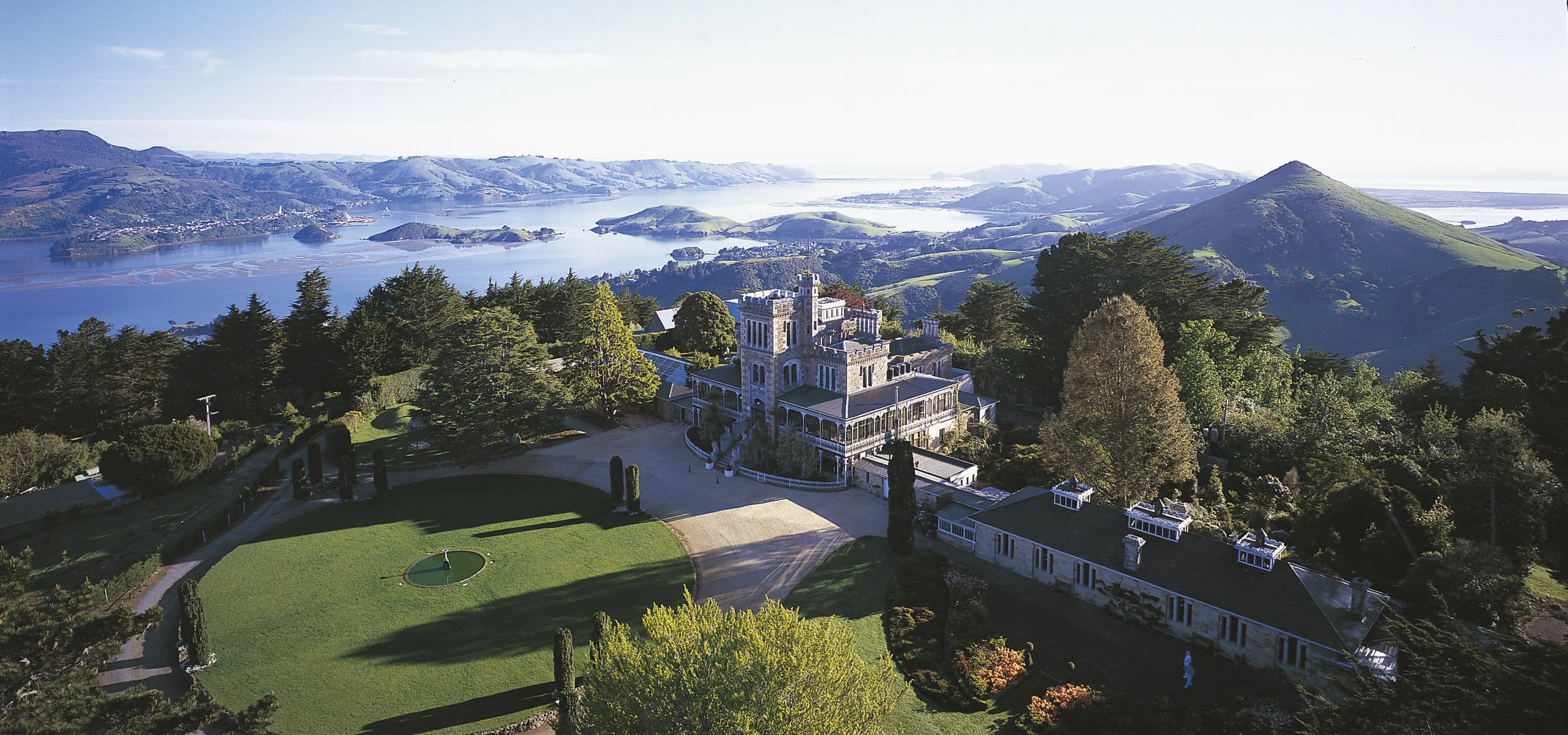 Larnach Castle in Dunedin New Zealand. A garden to visit.