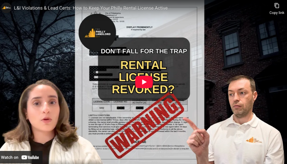 L&amp;I Violations &amp; Lead Certs: How to Keep Your Philly Rental License Active