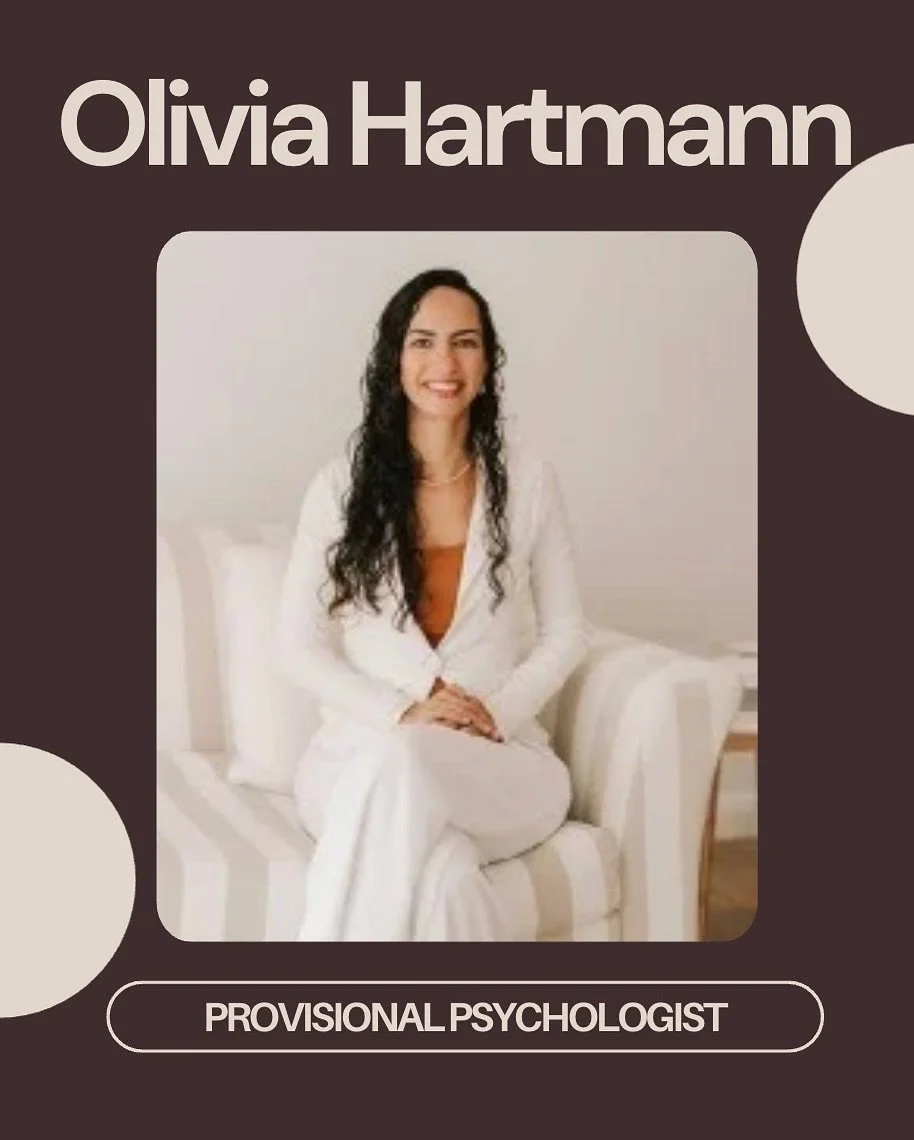 Meet provisional psychologist Olivia Hartmann
-
Book now via link in bio or call (07)5211 0825

#MentalHealth #ChildPsychology #HarmonyPsychology #MentalHealthMatters #PsychologySupport #WellbeingJourney #EmotionalHealth #MindCare #TherapySupport #Po