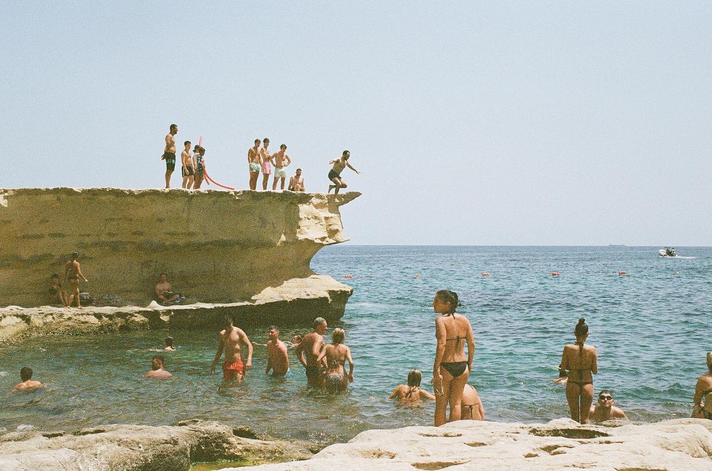 We dived in lagoons, ate 10/10 occy on the side of the road, went to an old fishing town, took a dip in the Roman Baths, and visited where my family comes from ☀️🏖️🐙🎣 #MaltaOnFilm