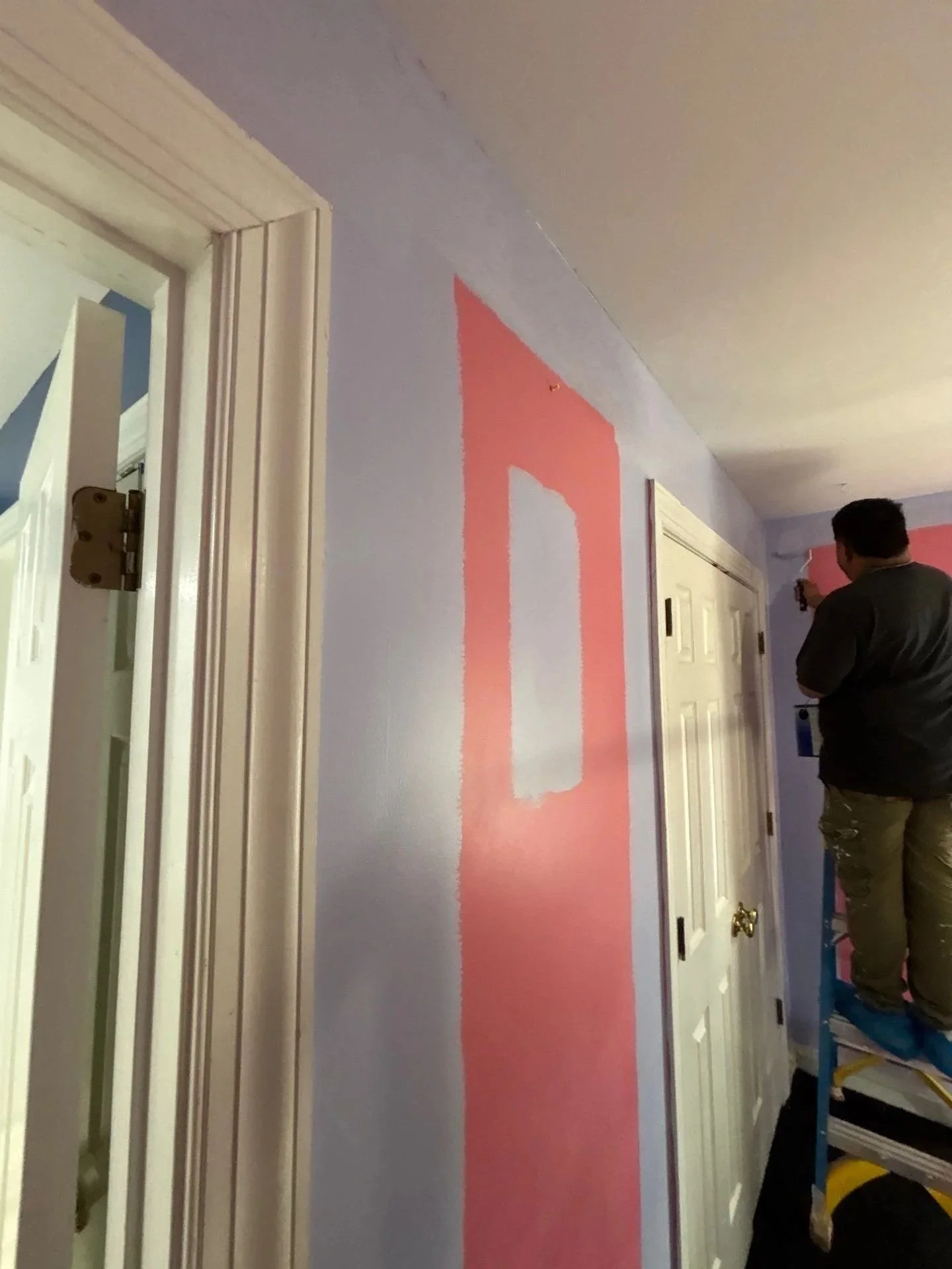 Interior Bedroom painting - Pruple