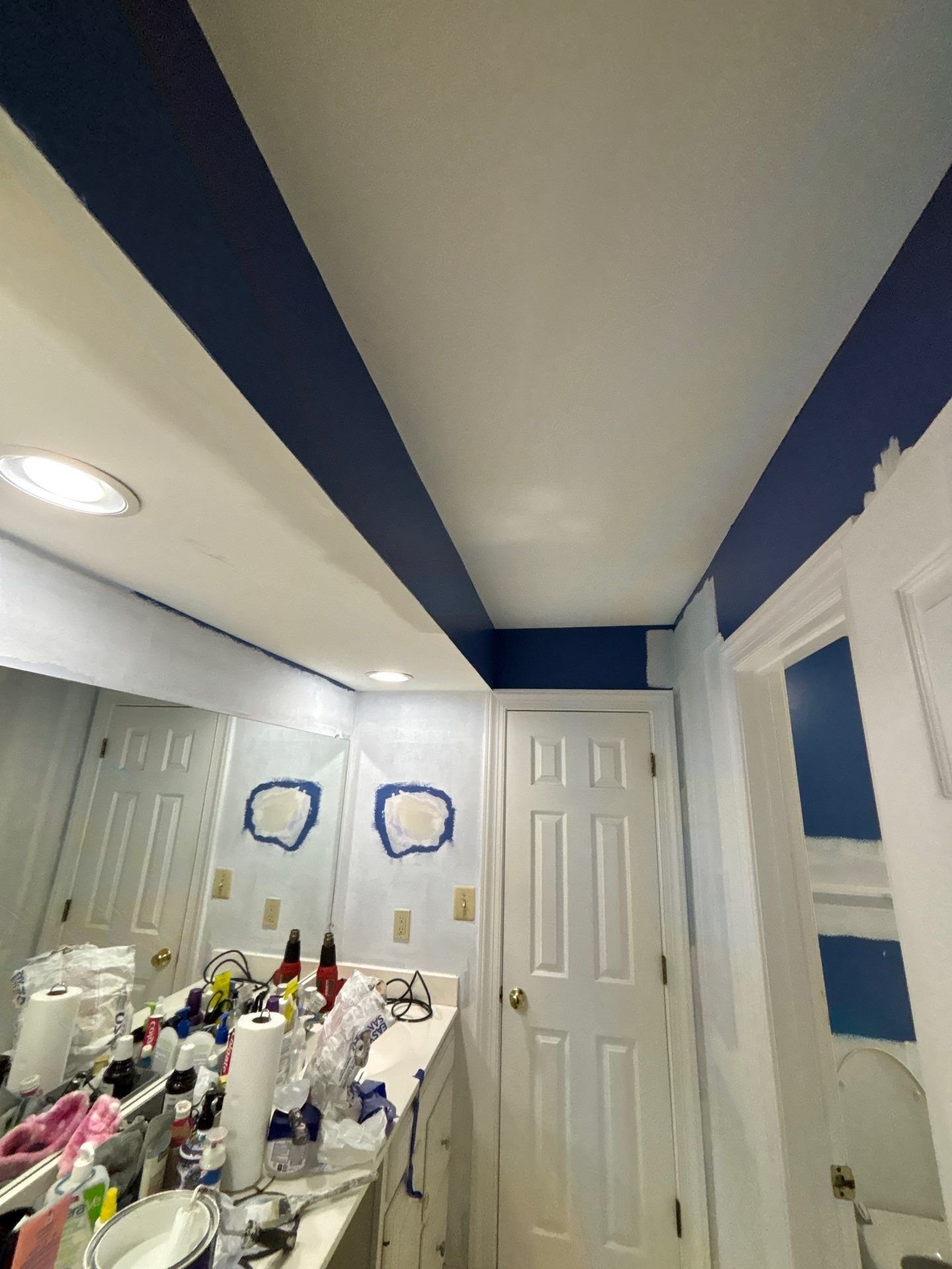 Interior Bathroom Painting Semi Gloss White
