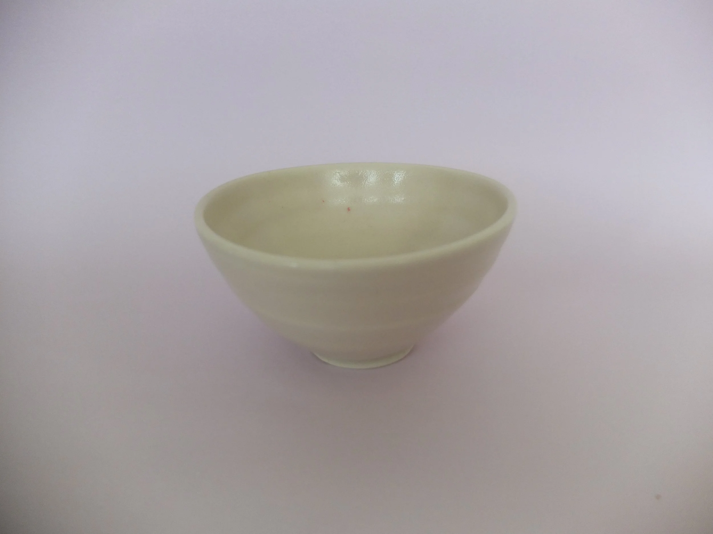 'a soft serve' bowl in cream