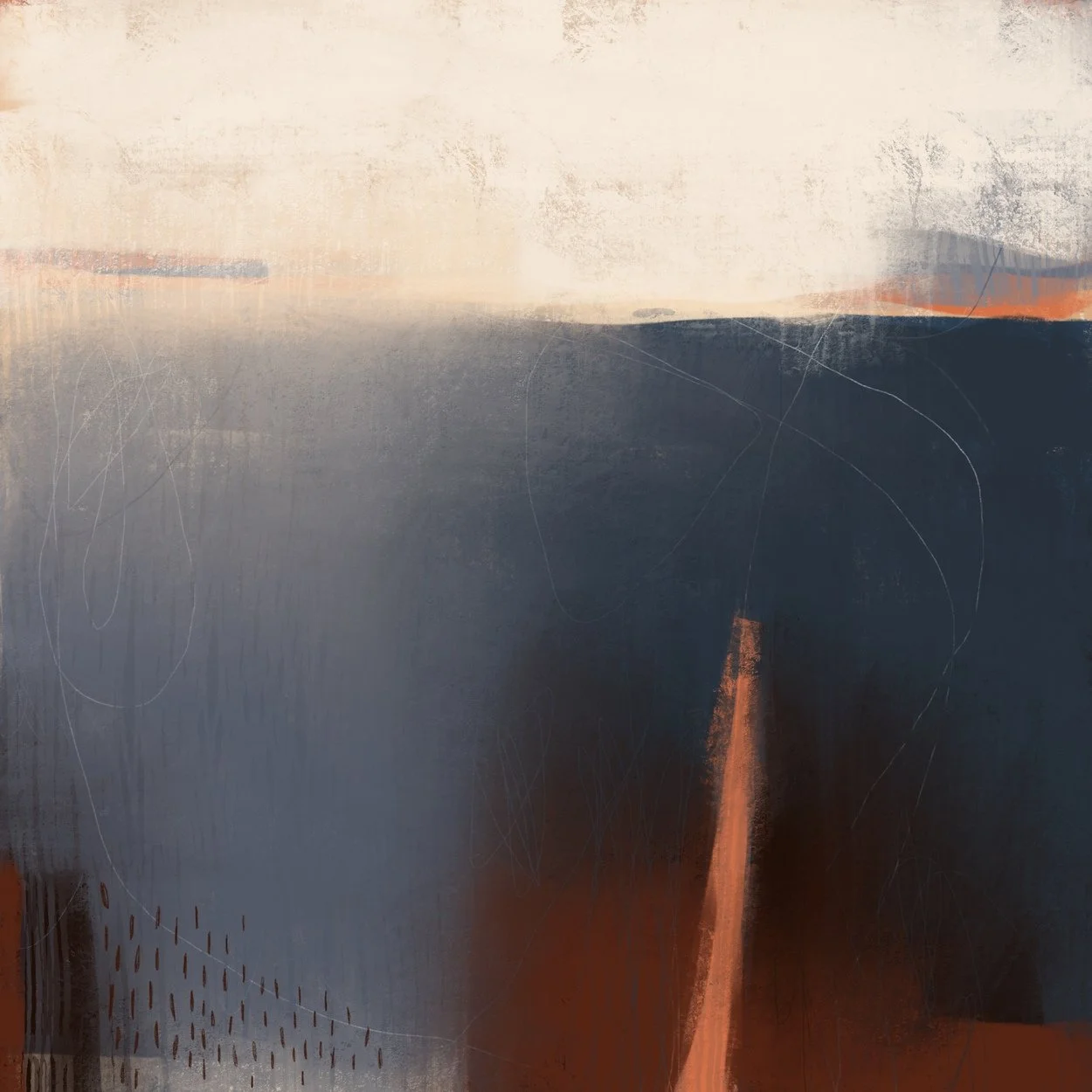 15 Abstract Blue Horizo