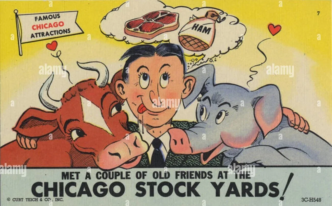 this-photograph-depicts-the-chicago-stock-yards-once-the-largest-livestock-M77R1N.jpg