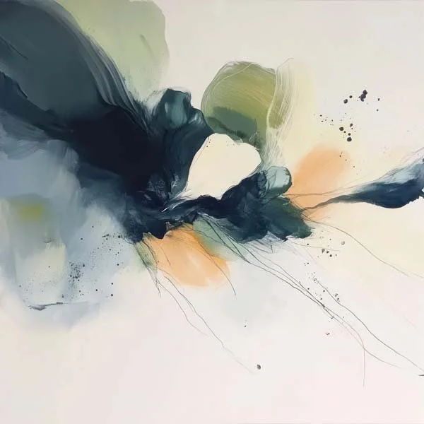 Flowing Abstract Petal