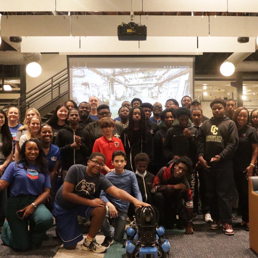 Son of a Saint is deeply grateful for the support of Chevron's Black Employee Network. The Chevron team joined our Robotics and STEM program for a night of education and encouragement. 

We also got to experience the robo-dog!

Through this partnersh