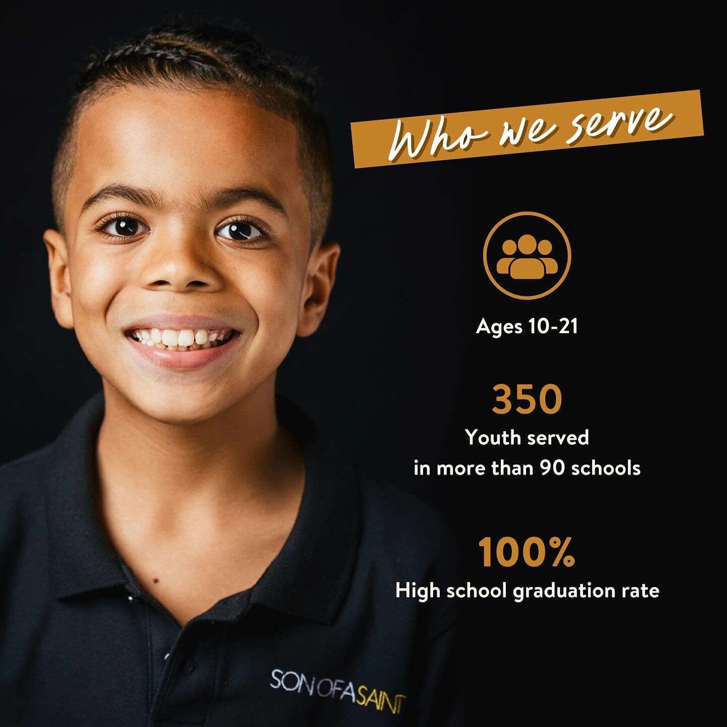 DID YOU KNOW?

Son of a Saint exists to provide mentorship, education, recreation, camaraderie, cultural enrichment, and emotional support to our mentees.

We are helping to fill the void for hundreds of fatherless young men in New Orleans.

Visit so