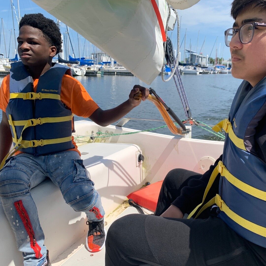 Gratitude sails high! 🙏⛵ 
We extend our heartfelt thanks to @communitysailingnola for their continuous support and partnership. The STEM in Sailing program has helped many of our mentees chart their course to new possibilities. Here's to many more y