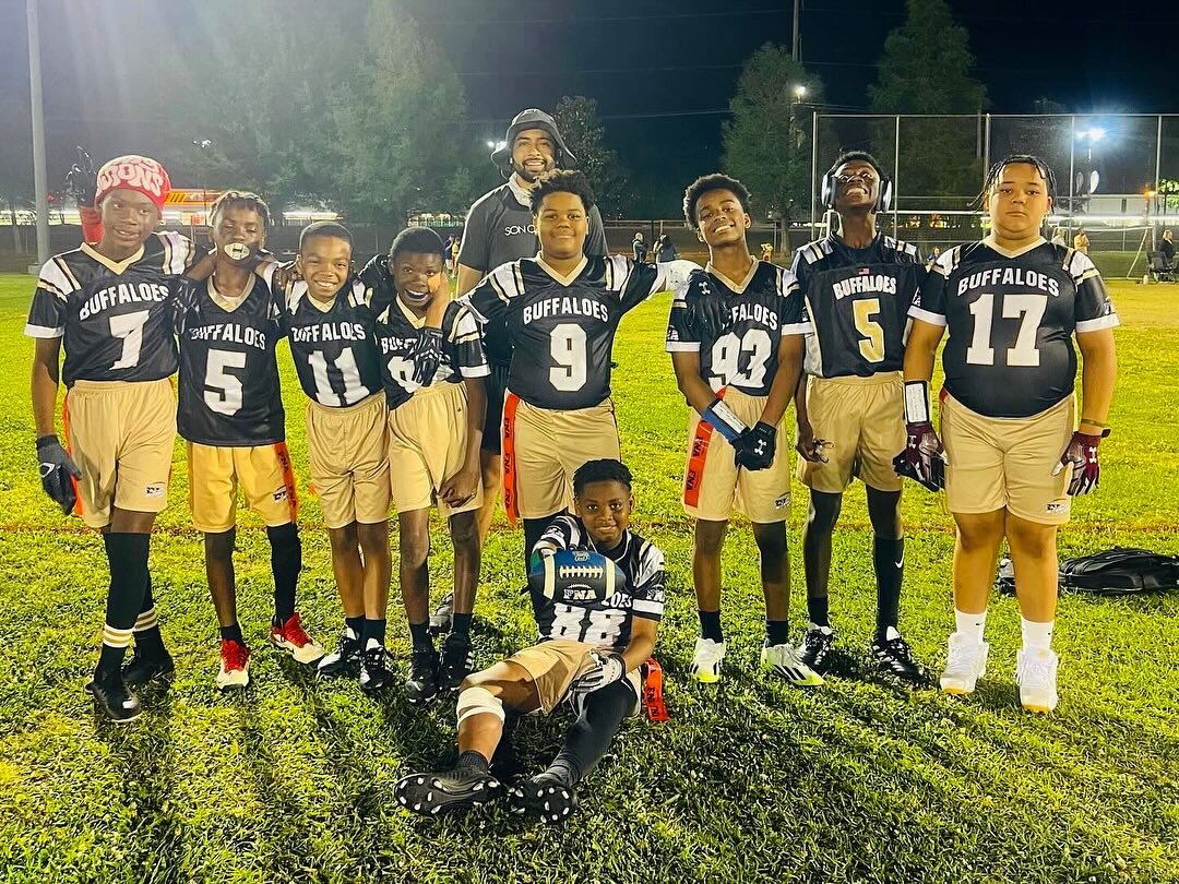 What a weekend! We have to send a super special congratulations shoutout to the Son of a Saint flag football team for winning its first game of the season. 

Thanks to longtime Son of a Saint mentor Coach Andy for the time and leadership of the team.