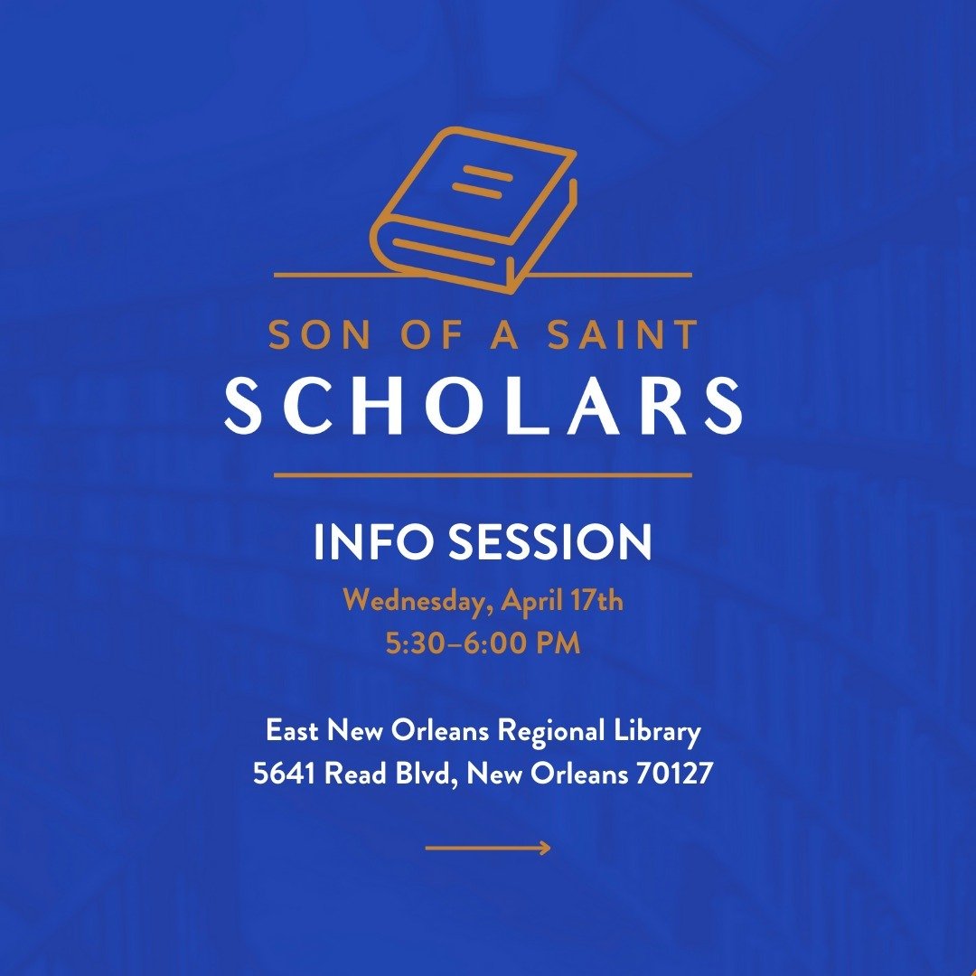 Calling all parents and guardians! Join us for an exclusive Son of a Saint Scholars info session.

Son of a Saint Scholars collects and redirects taxpayer donations to provide scholarships for students (boys &amp; girls)  to attend tuition-based priv