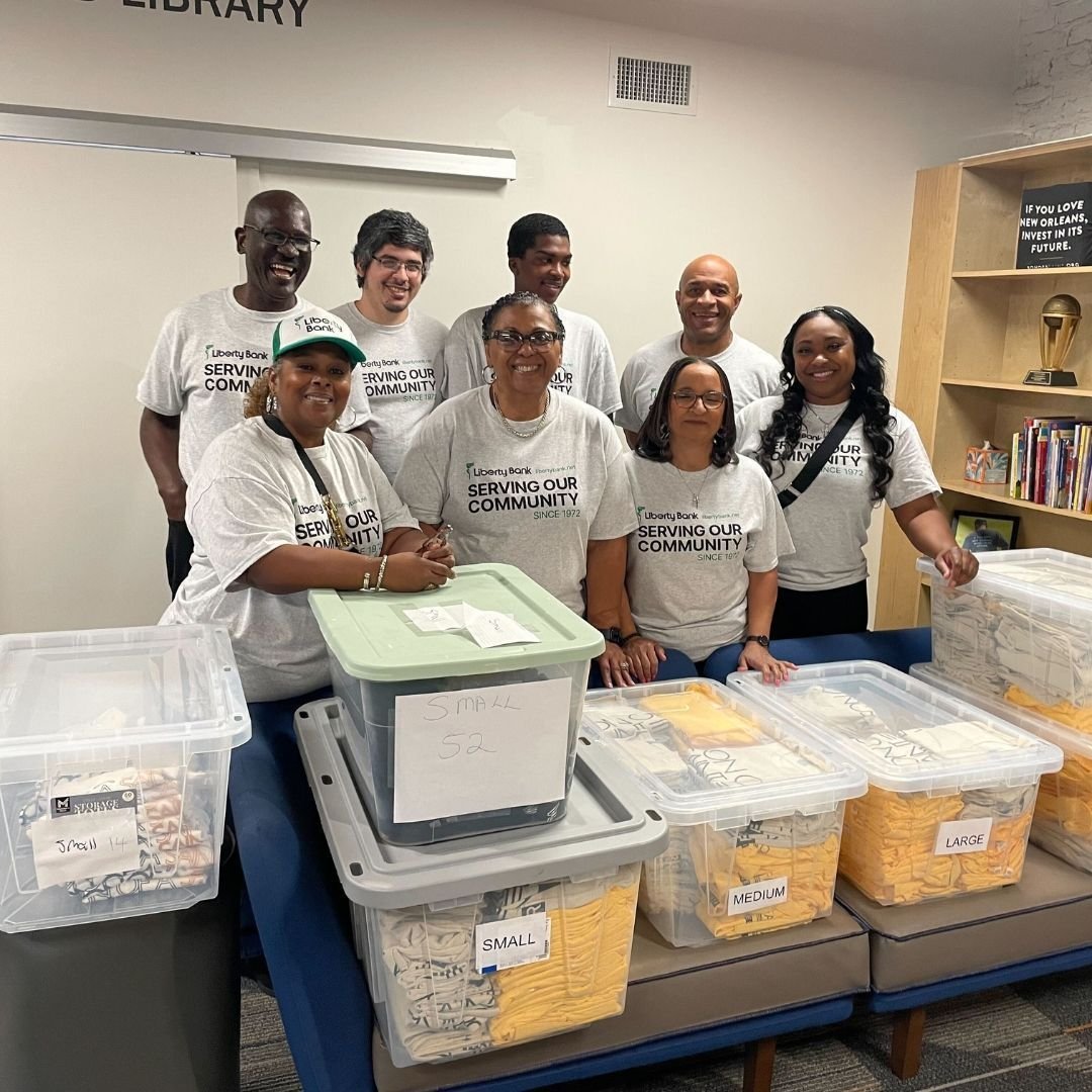 Thank you sincerely Liberty Bank, for sharing your time, talents, and compassion with Son of a Saint during your day of service.

You are are investing in the future of New Orleans by being with us and assisting in the mission to improve the lives of