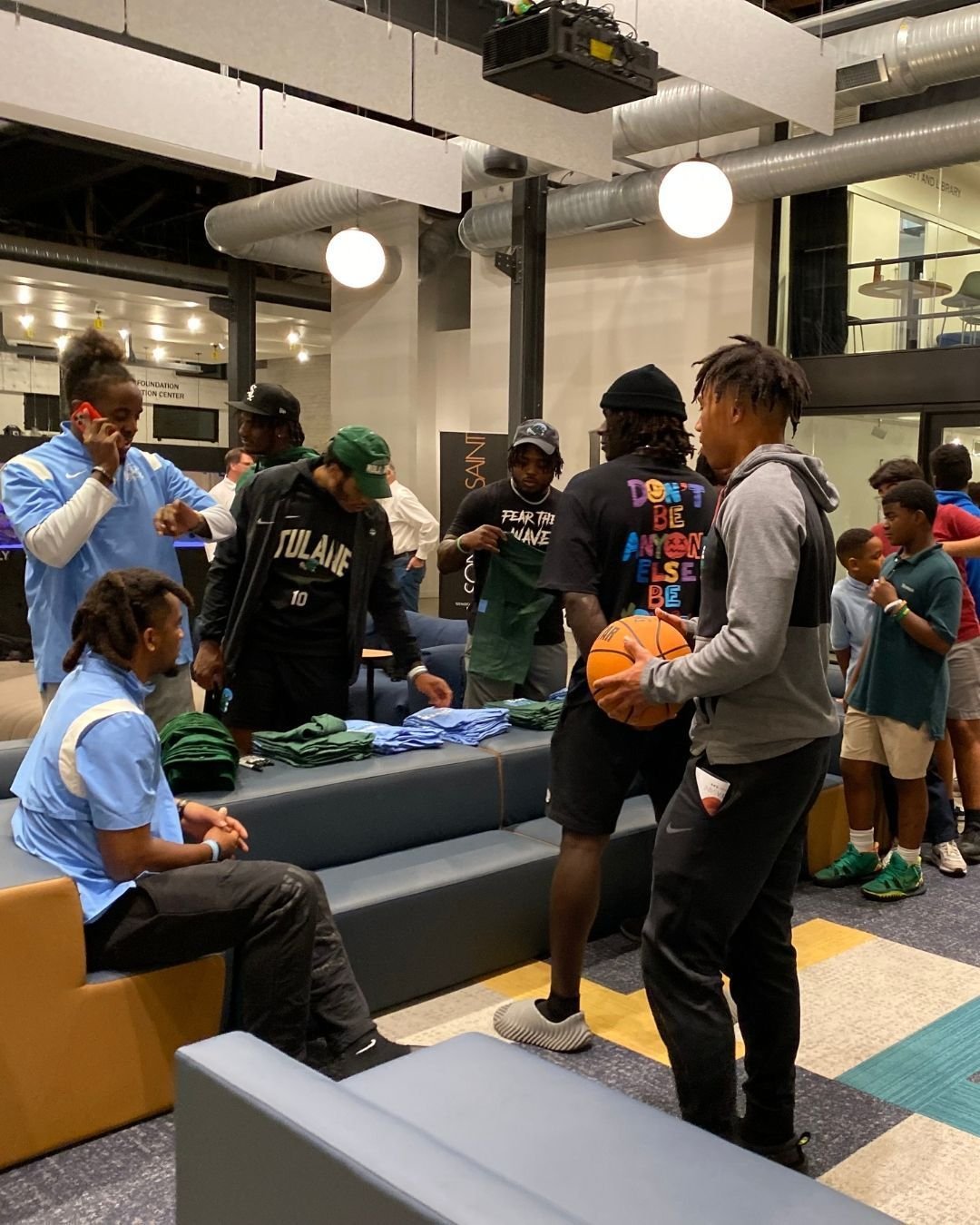 A huge thank you to Tulane Athletics for their unwavering support of our mentees and the Son of a Saint organization. Your commitment to uplifting young talent and fostering community means the world to us. Together, we're building brighter futures! 