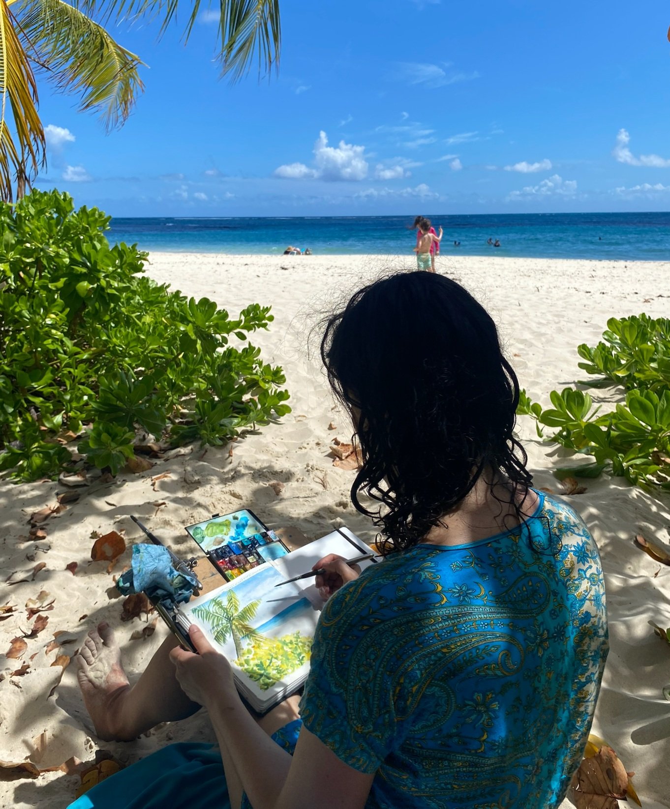 Sketching in Puerto Rico