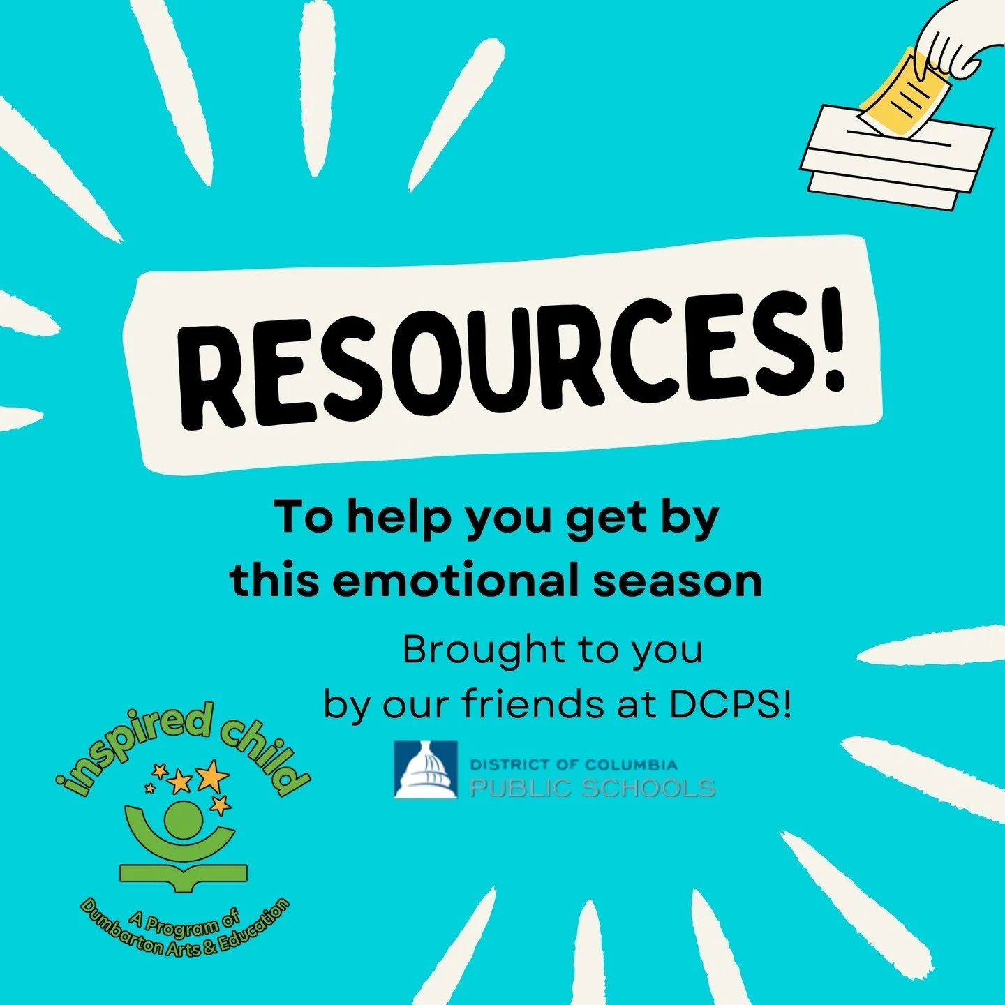 Here are some resources brought to you by our friends at @dcpublicschools that can help you get by this very political season! From taking to your children to your own mental health, we hope you find these helpful! Just scan to read!

#PoliticalResou