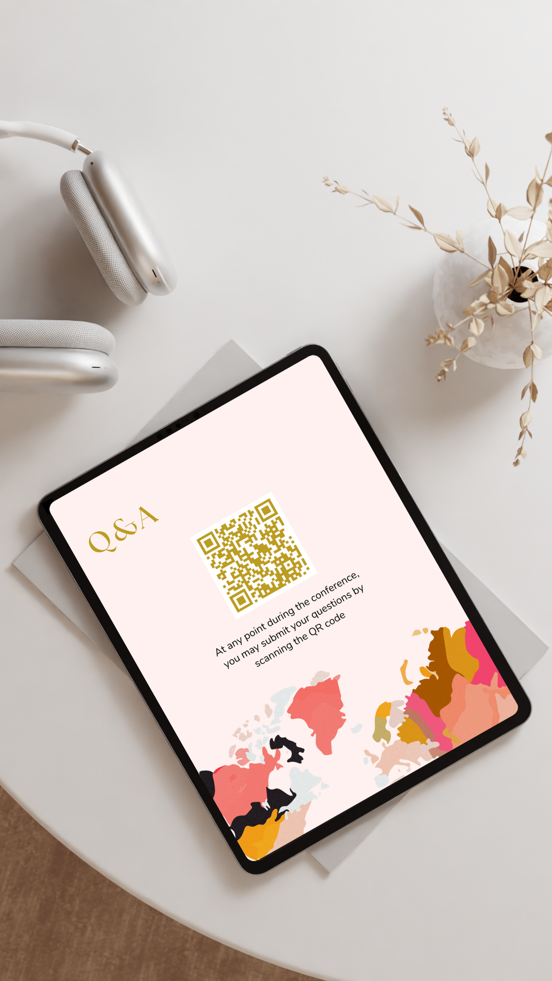Minimal Aesthetic Ipad On The Table Mockup Instagram Story.png
