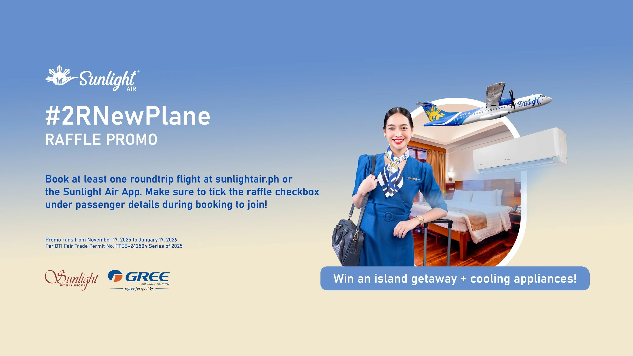 #2RNewPlane Raffle Promo