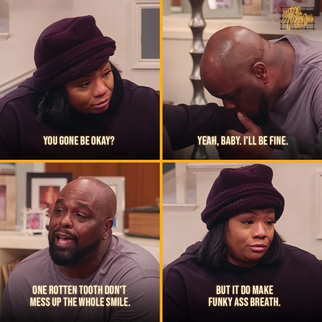 Reminder to make that dentist appointment you been puttin' off. #TheMsPatShow.jpg