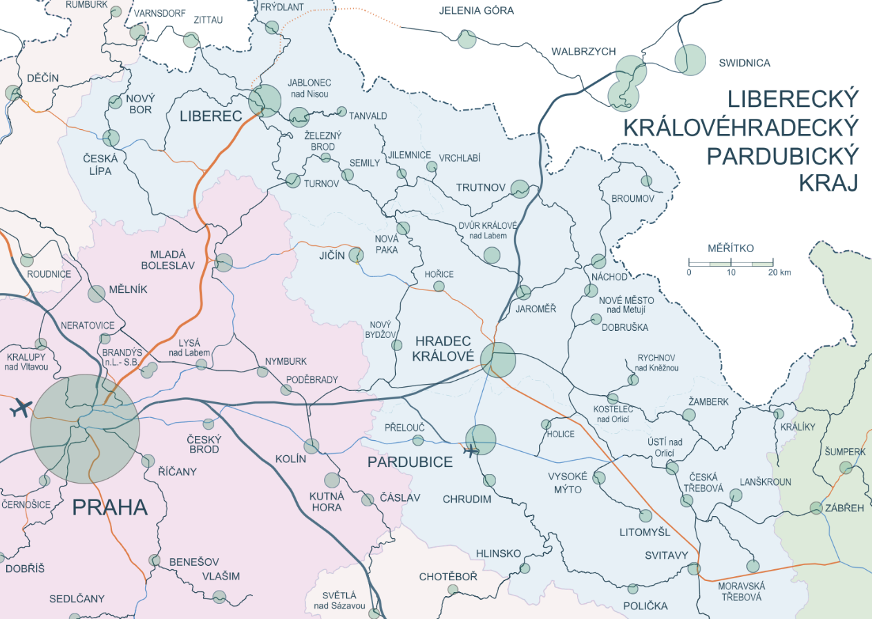 Liberecko může přestat být periferií: Institut Puls navrhuje VRT Praha–Liberec, severní dálniční osu a vícejazyčné vzdělávání