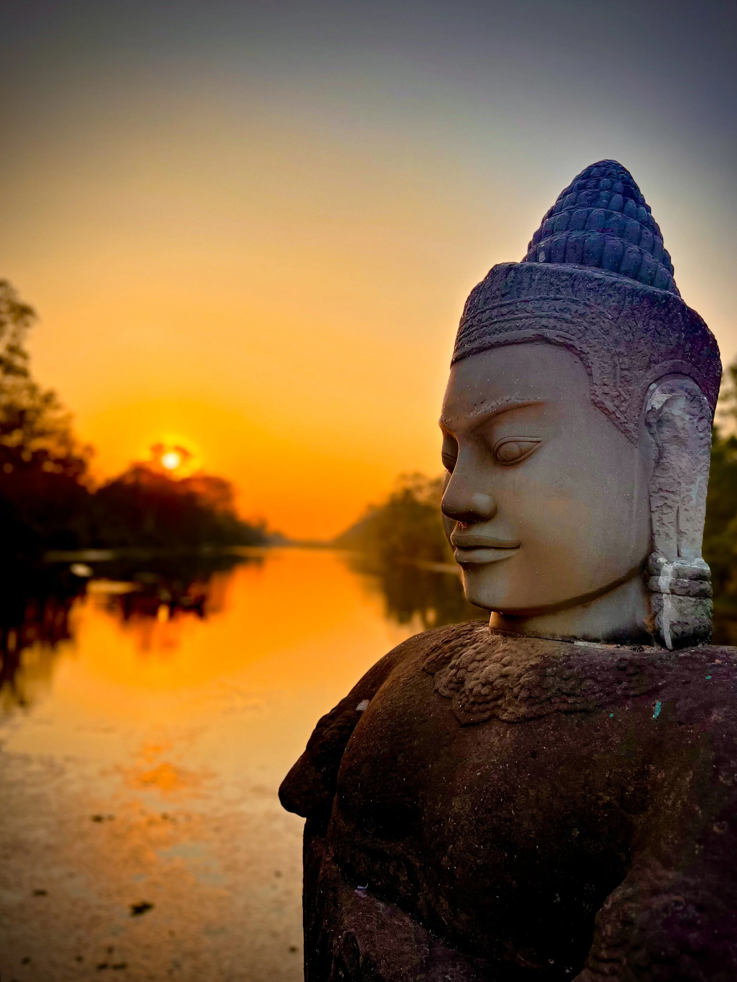 sunset angkor thom