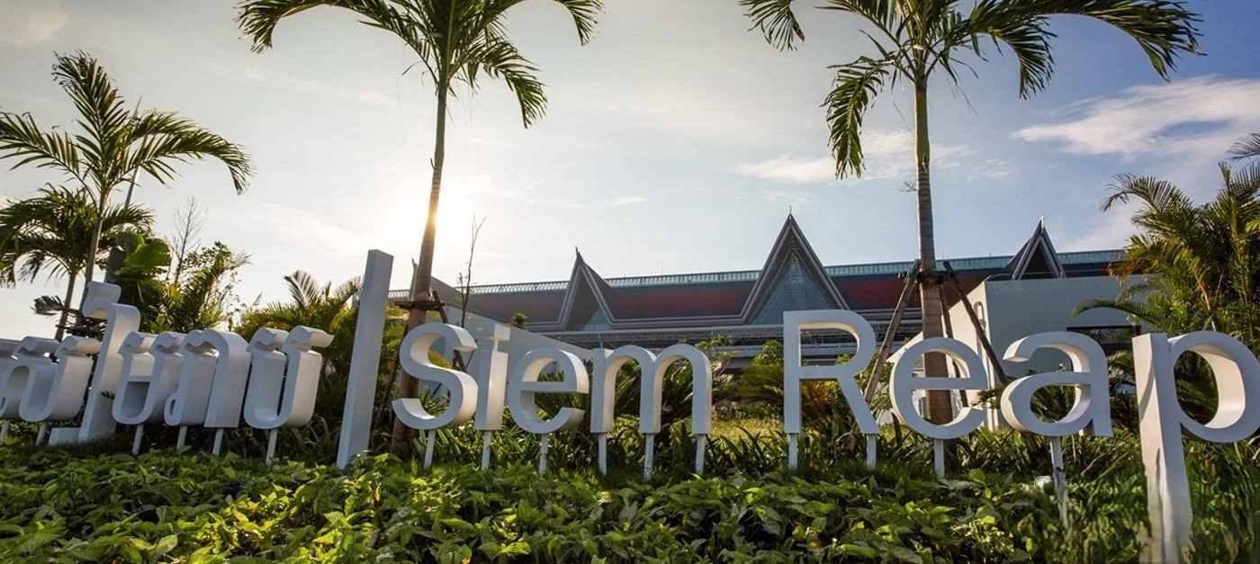 Arrival at Siem Reap airport - SAI