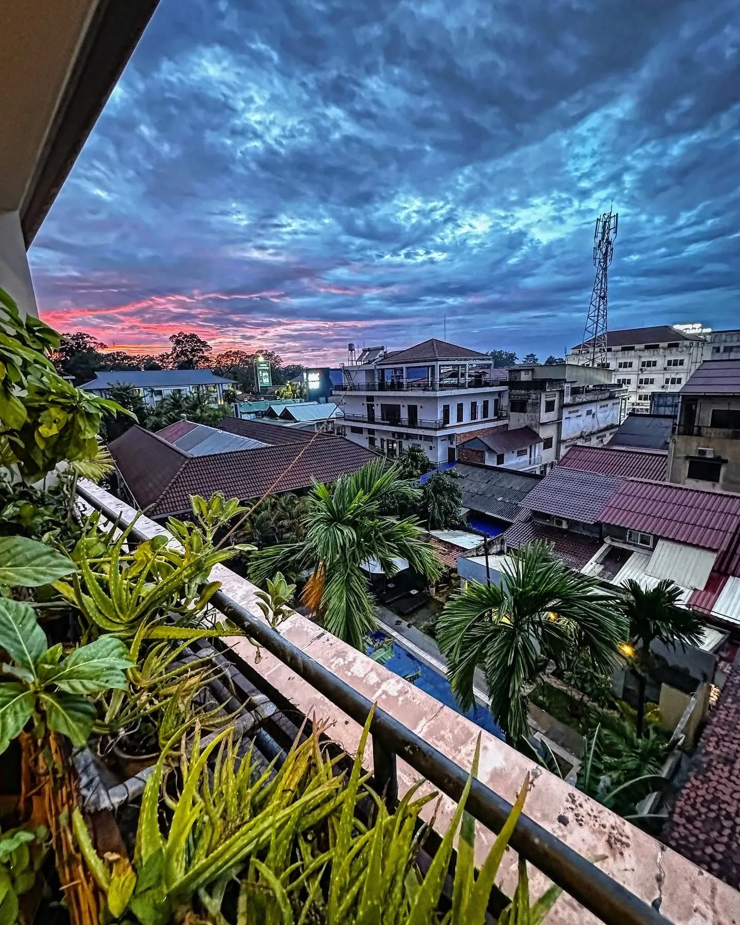 Wat Bo Village rooftops