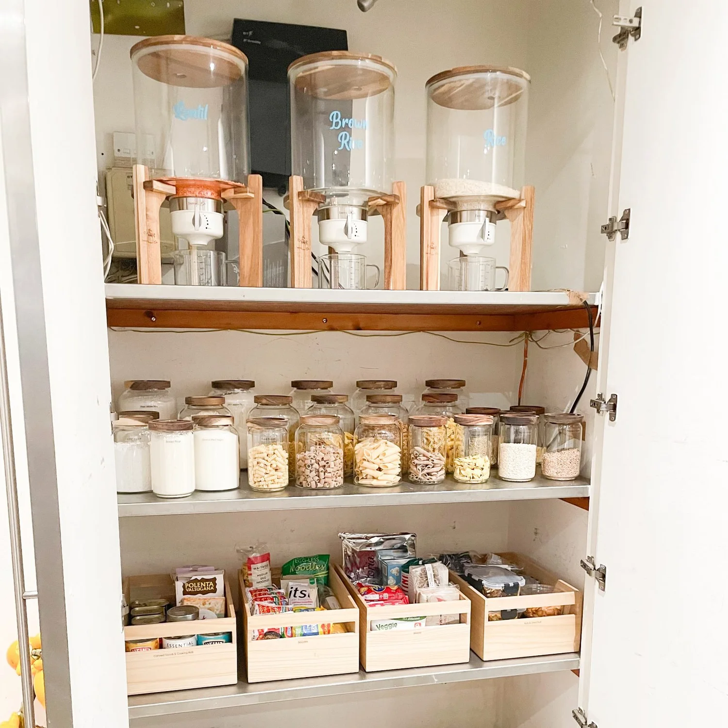 After: Pantry Cupboard Organisation by Homefulness