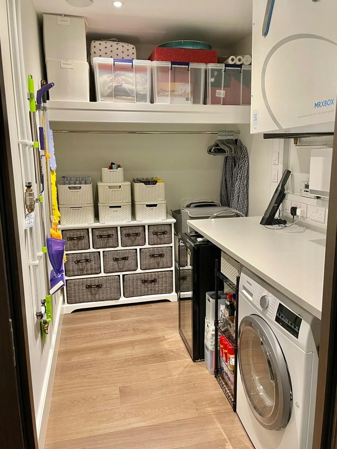 After: Laundry Room Organisation by Homefulness