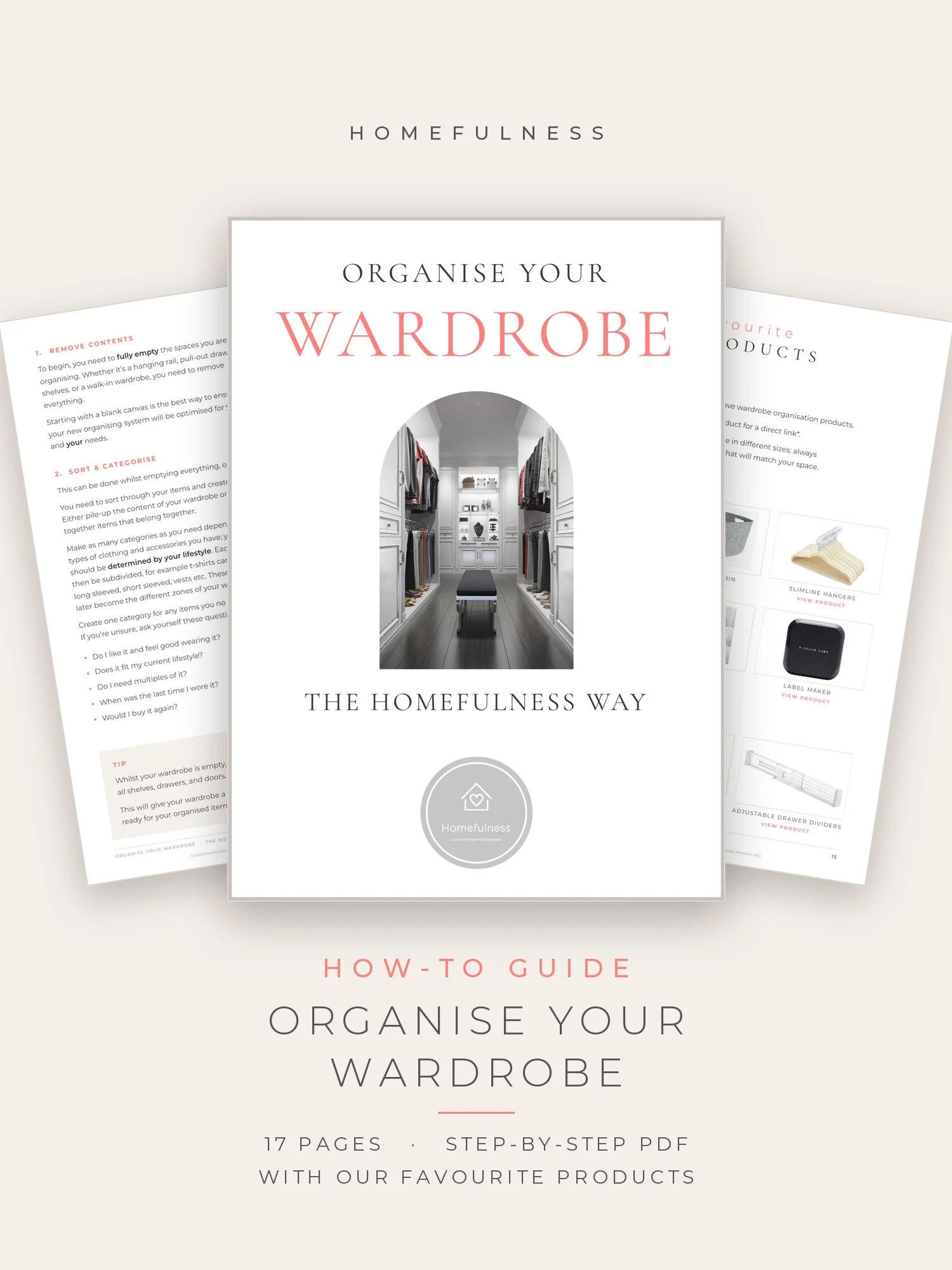 Organise Your Wardrobe the Homefulness Way