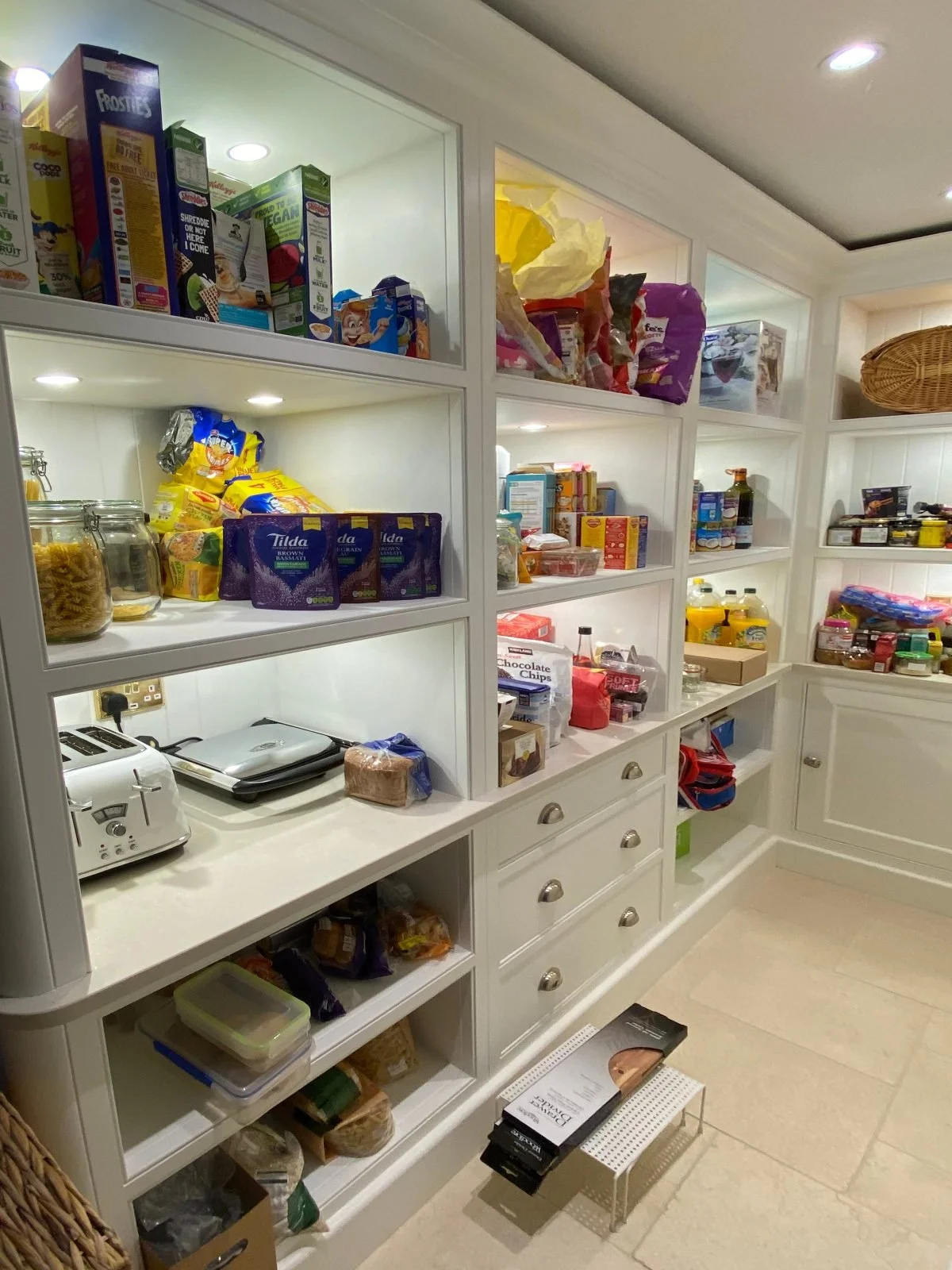 Before: Walk-in Pantry Organisation by Homefulness
