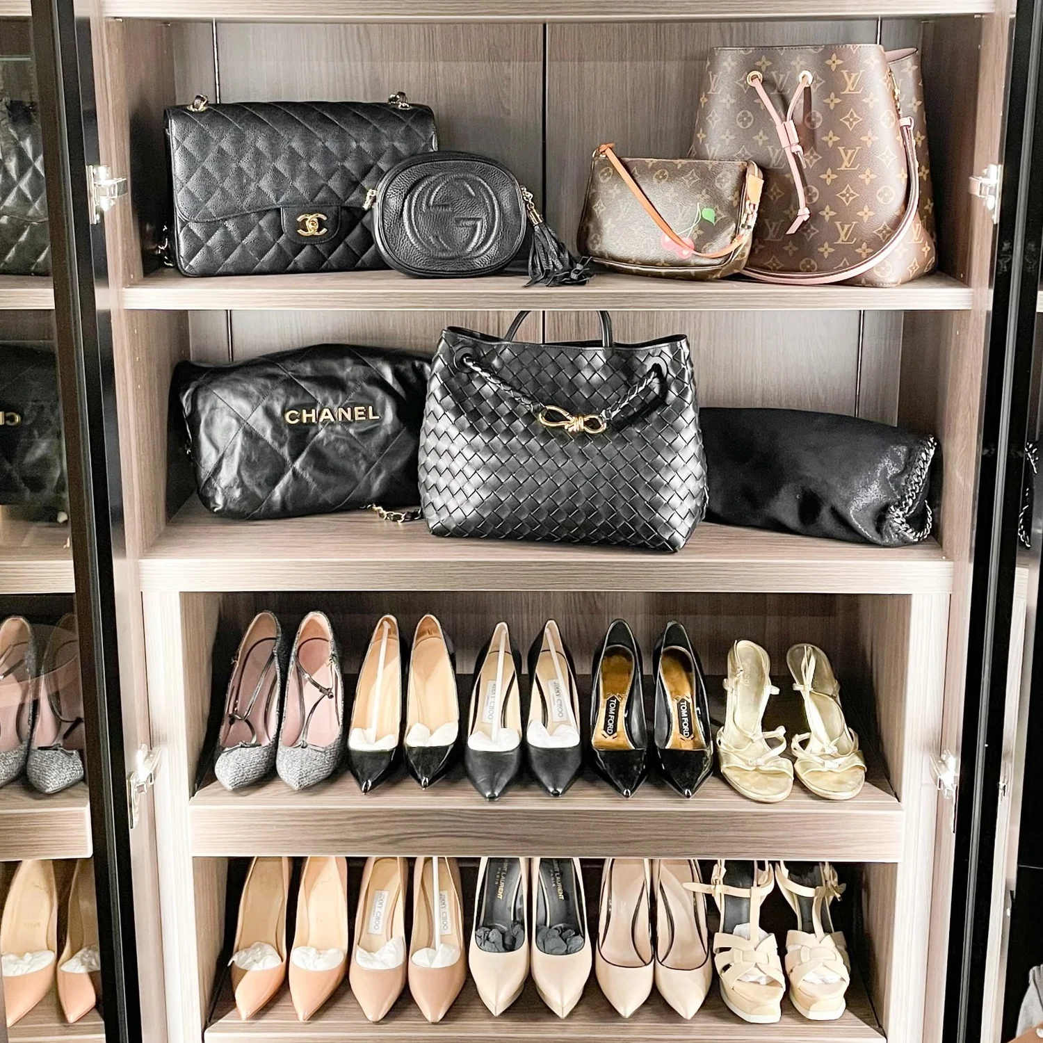 After: Shoes & Bags Organisation by Homefulness