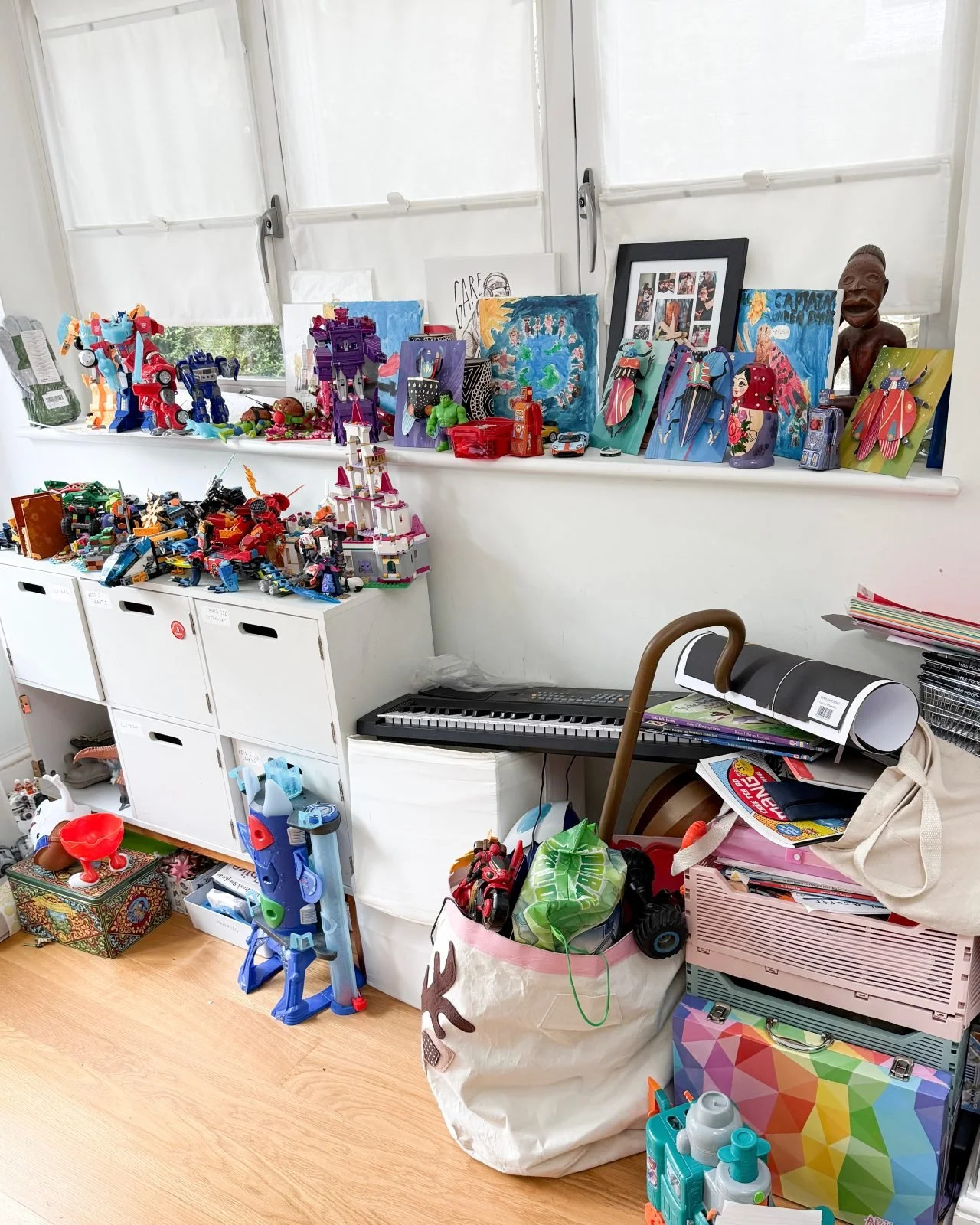 Before: Playroom organisation by Homefulness Professional Organisers