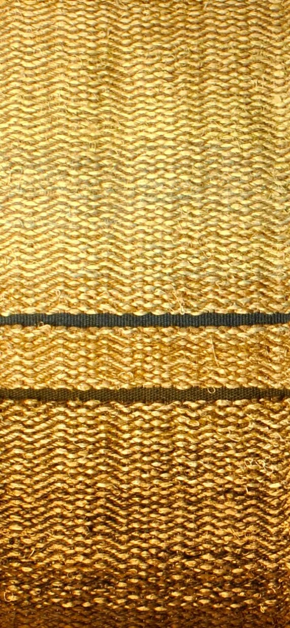 WATER RUG 1 (detail), 32" x 68", silk, alpaca, wool, cotton