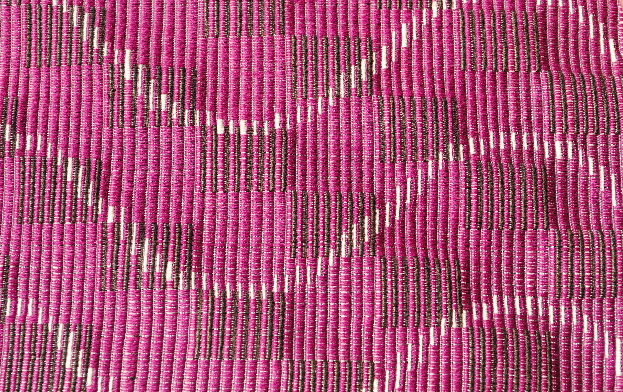 WATER STUDY 3a (detail), 6-3/4" x 12-5/8", cotton, synthetic fiber